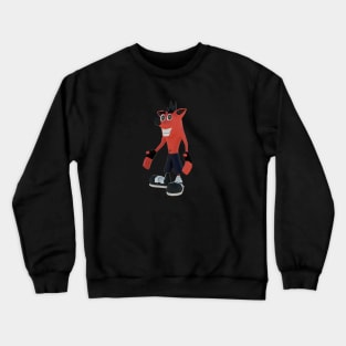 Character_Crash_Bandicoot Crewneck Sweatshirt